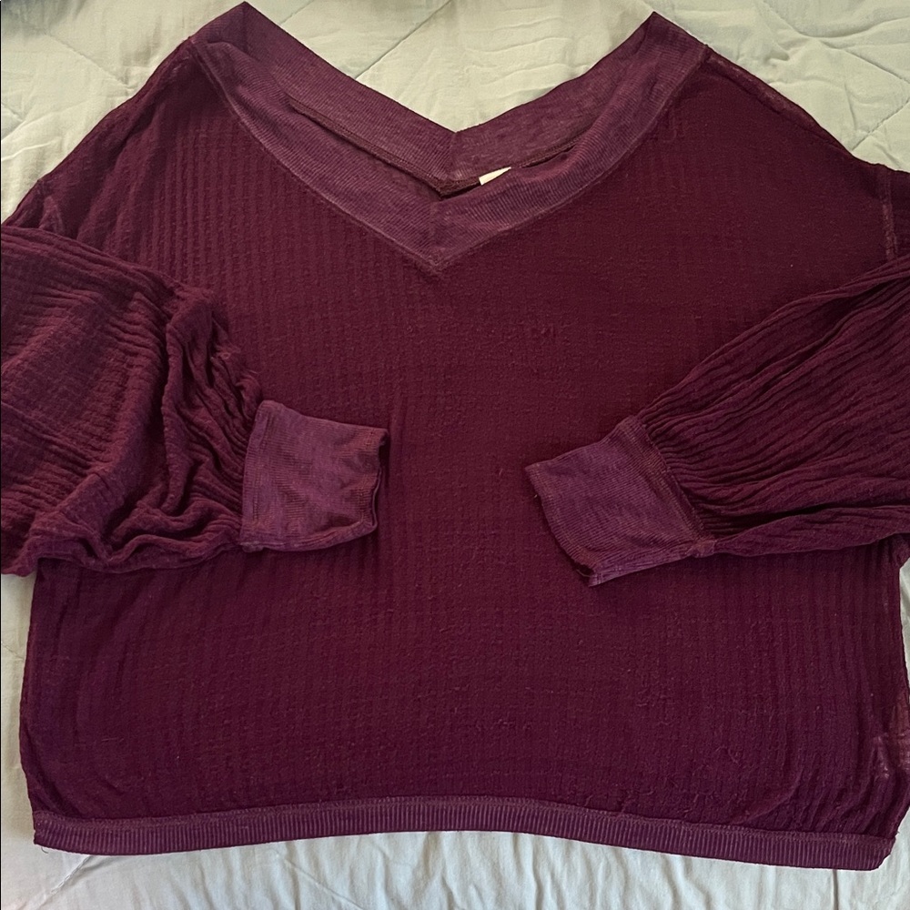 We The Free Southside Thermal Oversized Top Free People